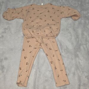 6-12mo RYLEE + CRU Spongey Knit Set